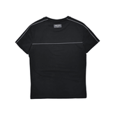 Enrico Coveri 1 Stripe T-Shirt Black/Grey
